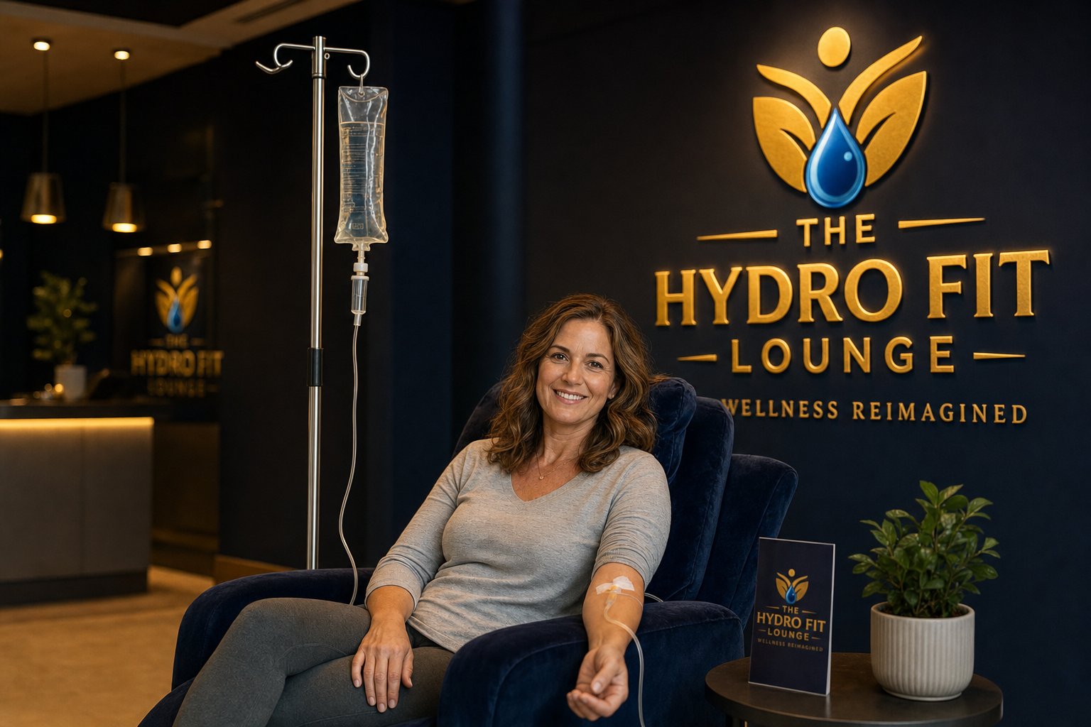 Immune Strength Drip session at The Hydro Fit Lounge